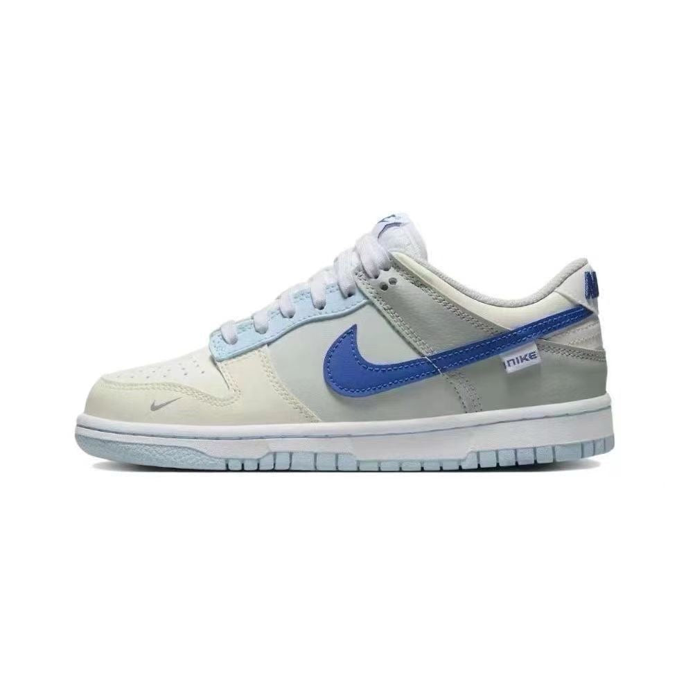 NIKE DUNK LOW BEIGE BLEU