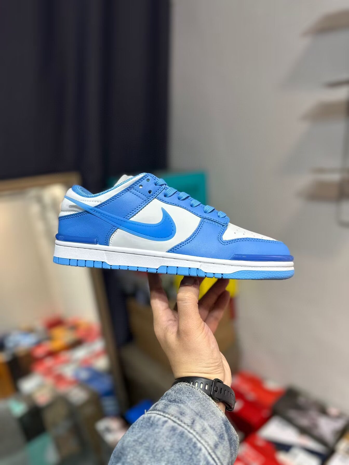 NIKE DUNK LOW BLUE BLEU