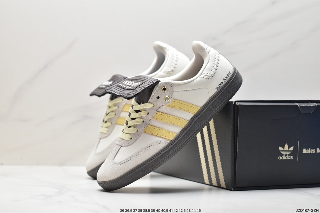 ADIDAS GAZELLE BLANC & JAUNE