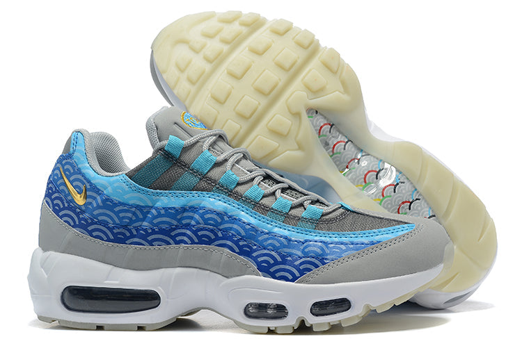NIKE AIR MAX 95 ESSENTIAL BLANCHE BLEU