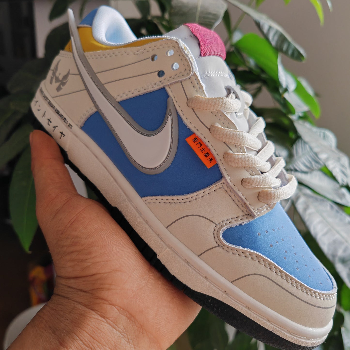 NIKE DUNK LOW BLEU BEIGE