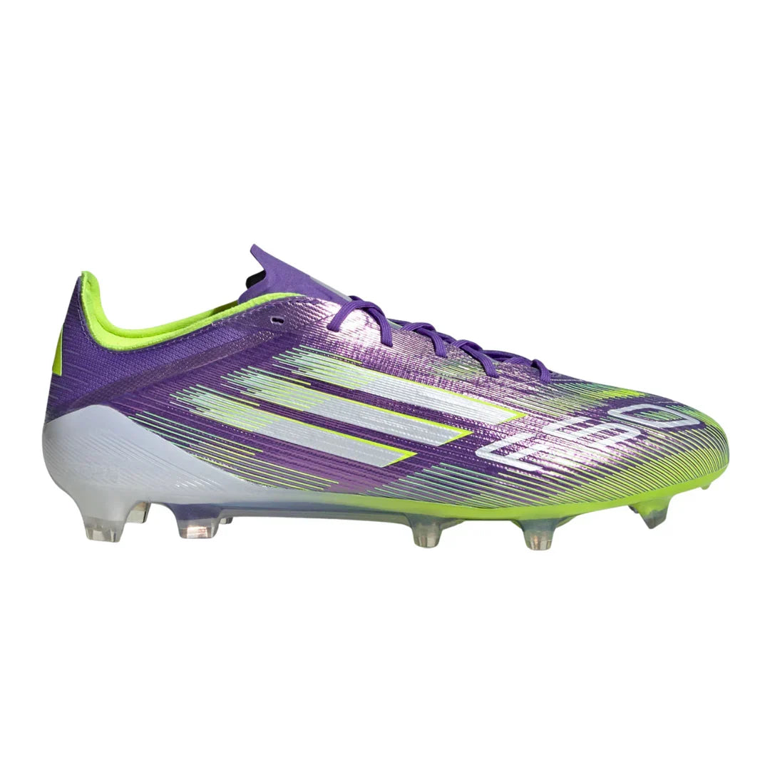 F50 Elite FG Laced Purple/Green