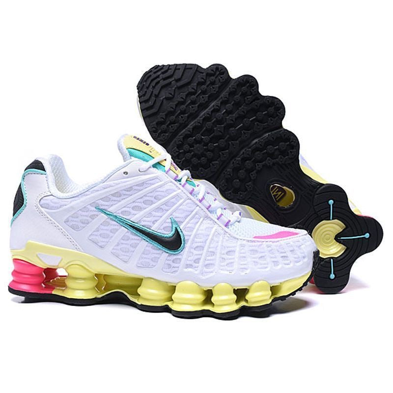 NIKE SHOX TL BLANCHE JAUNE