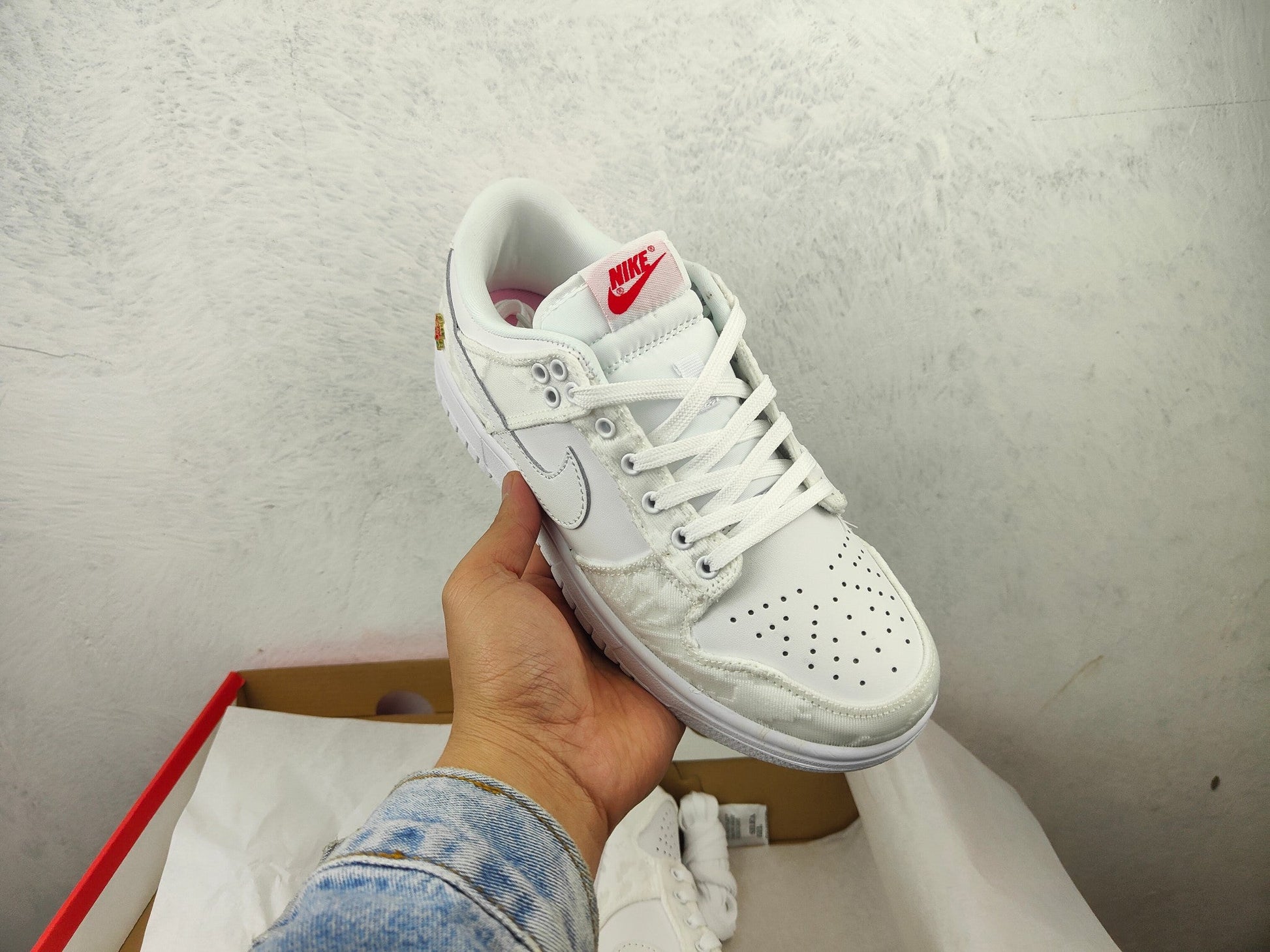 NIKE DUNK LOW WHITE BLANC