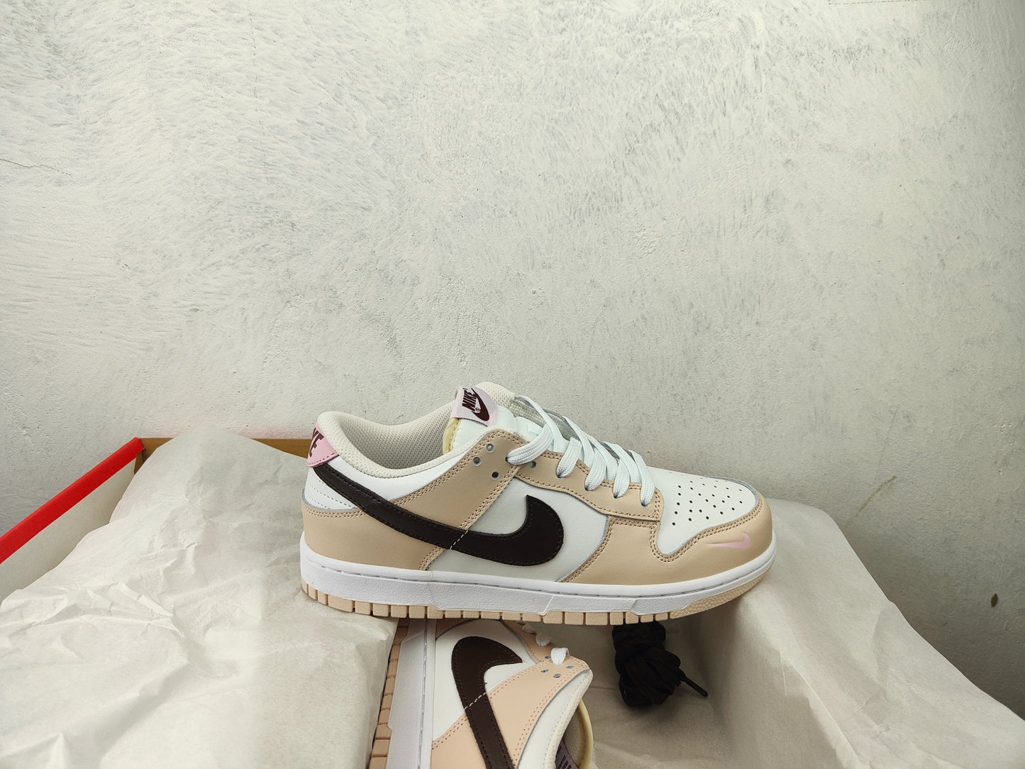 NIKE DUNK LOW BLACK BEIGE NOIR