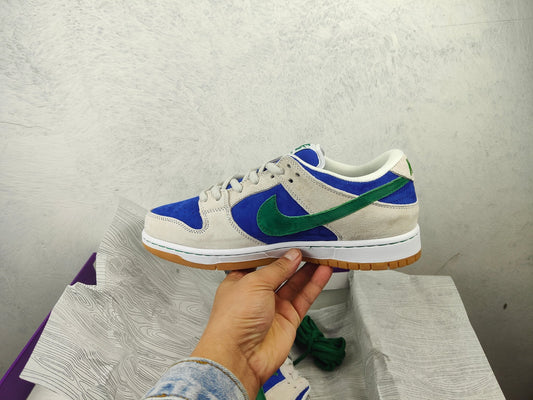NIKE DUNK LOW BLUE GREEN BLEU VERT