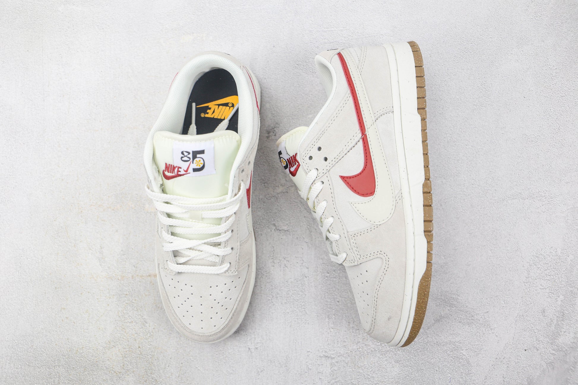 NIKE DUNK LOW WHITE RED BLANCHE ROUGE