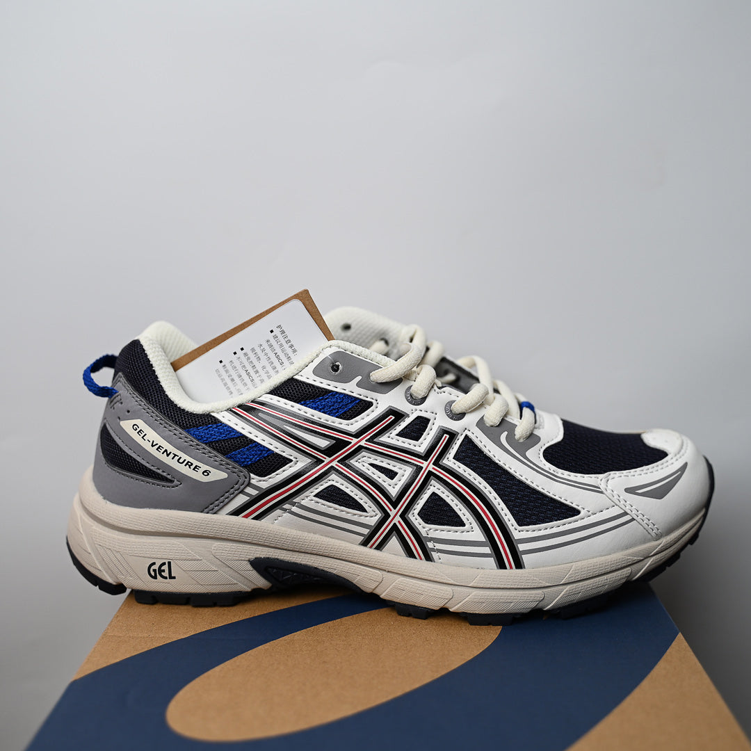 ASICS GEL VENTURE WHITE BLUE BLANC BLEU