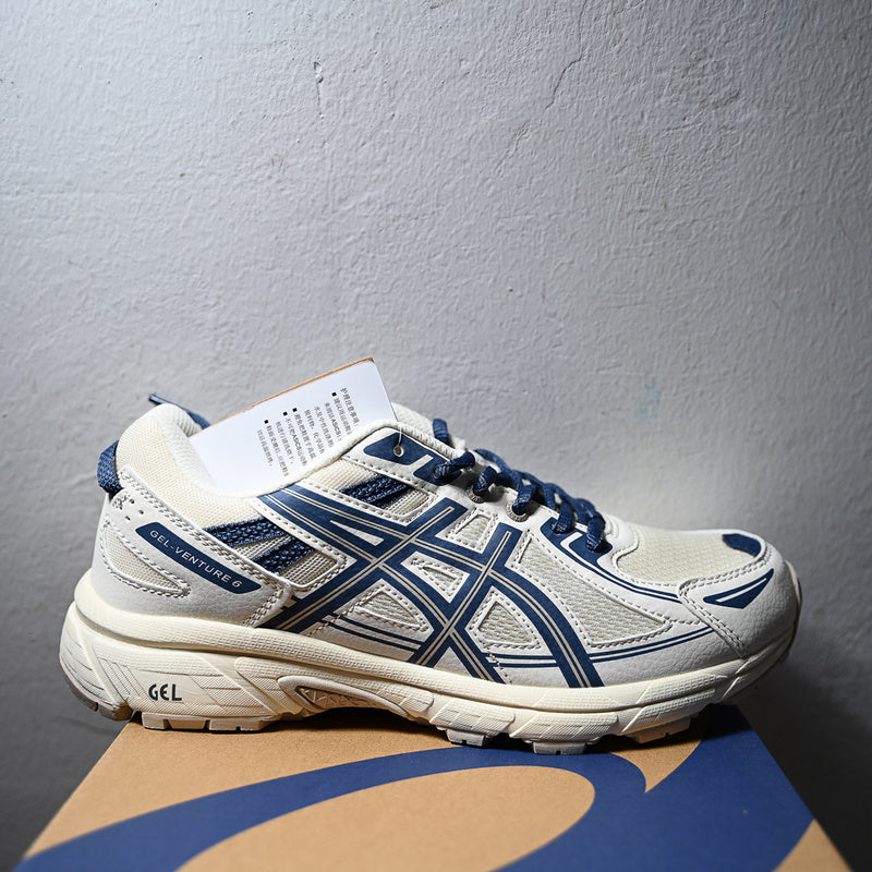 ASICS GEL VENTURE WHITE BLUE BLANC BLEU