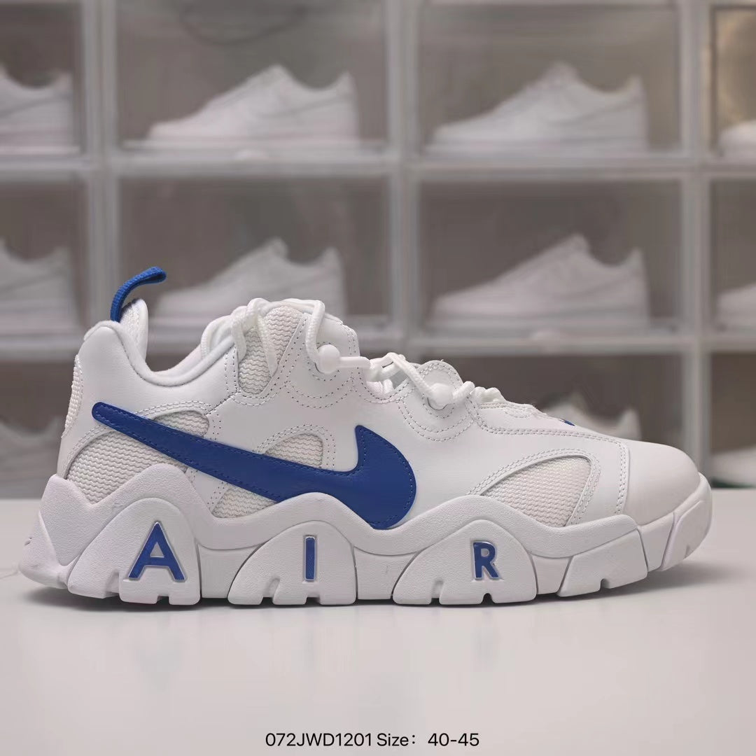 NIKE AIR BARRAGE LOW WHITE BLUE