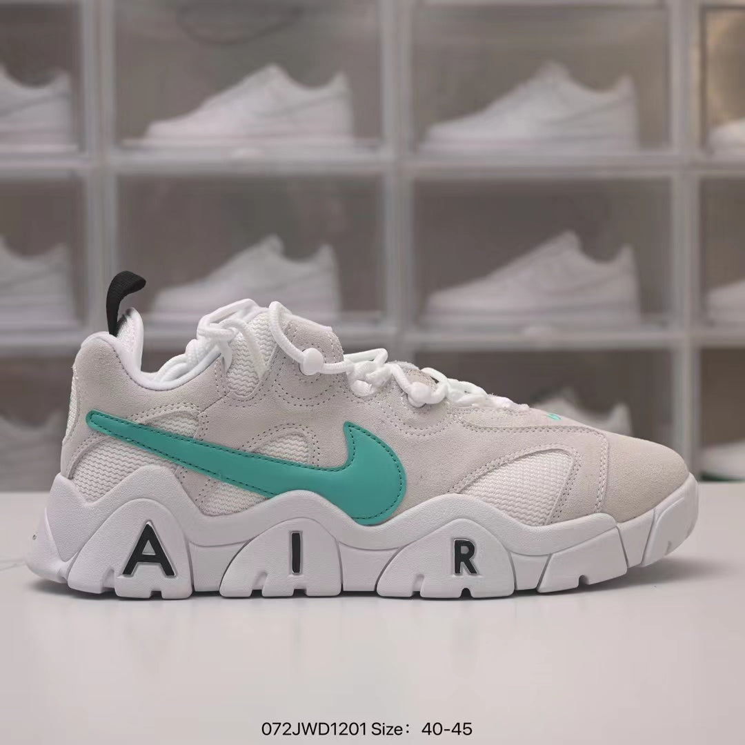 NIKE AIR BARRAGE LOW WHITE GREEN