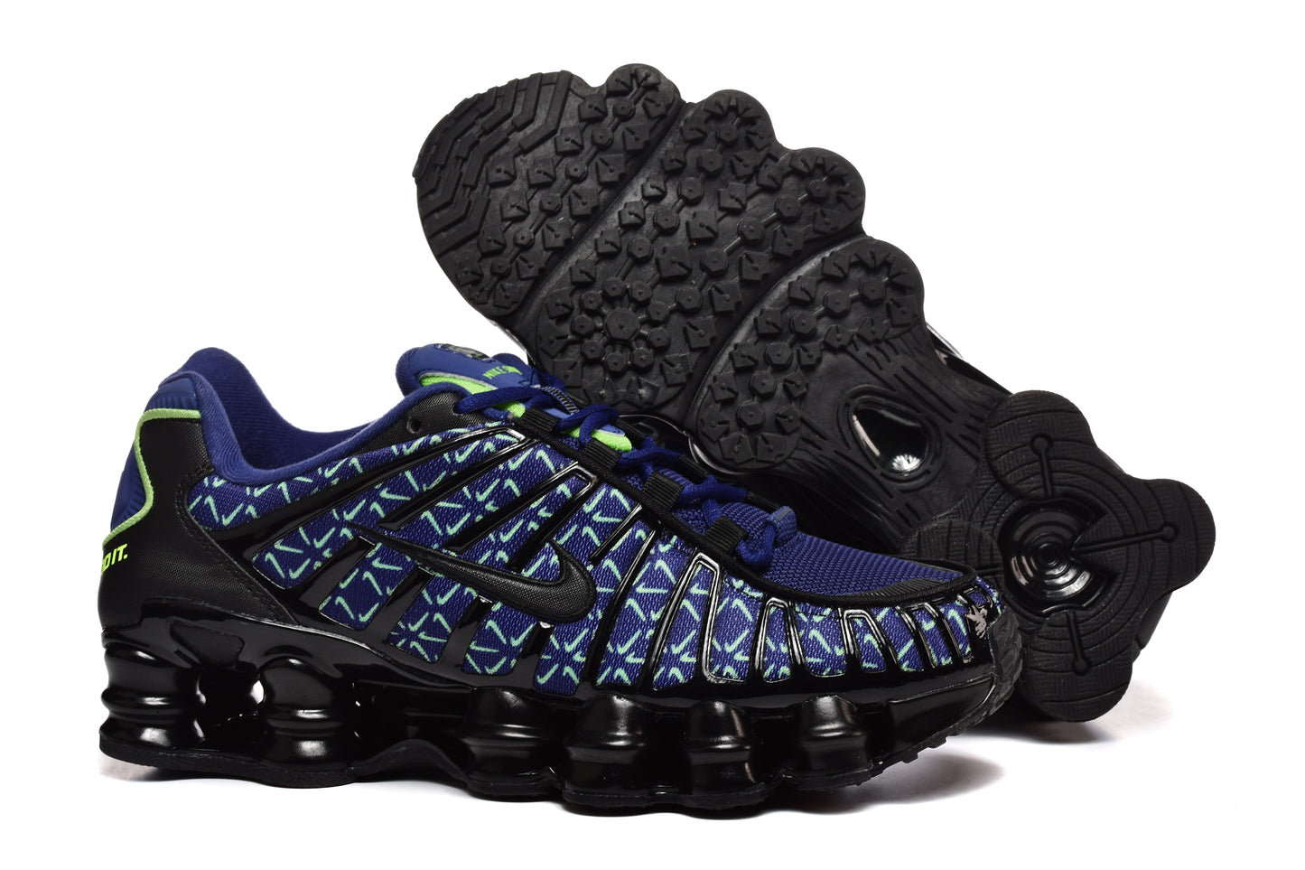 NIKE SHOX TL NOIR & BLEU