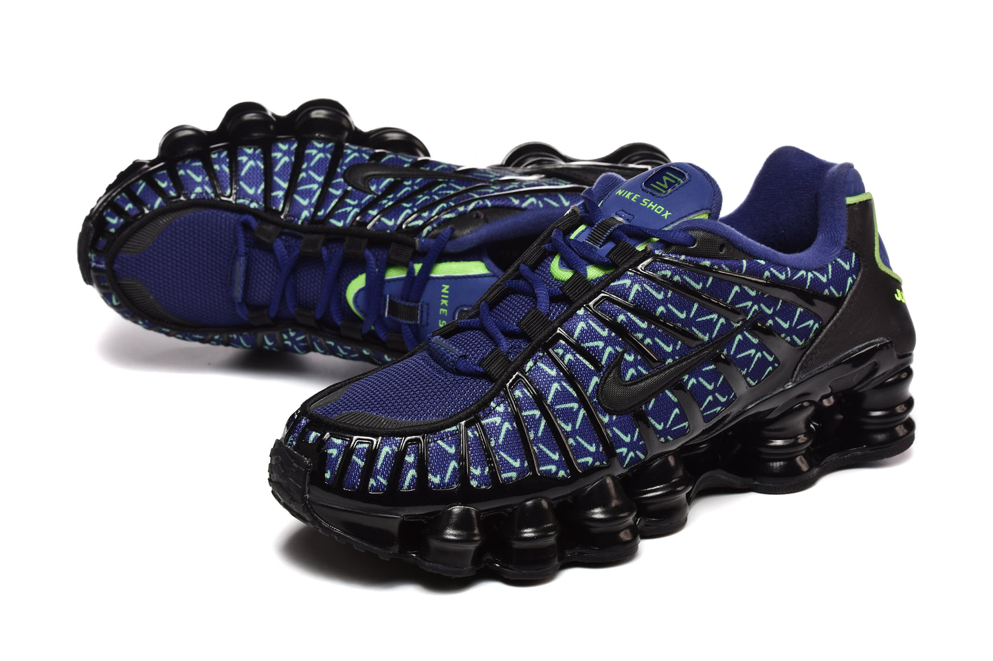 NIKE SHOX TL NOIR & BLEU