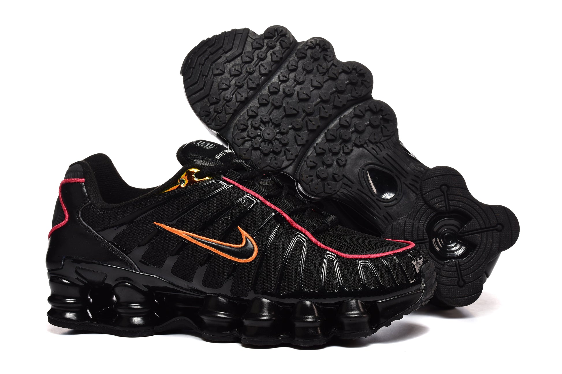 NIKE SHOX TL NOIR & ROUGE