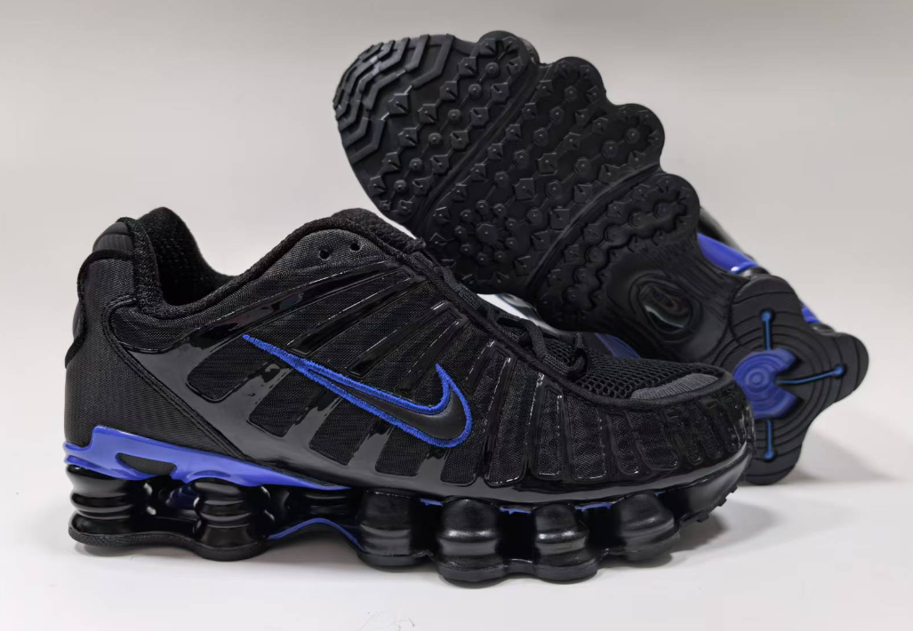 NIKE SHOX TL NOIR & BLEU
