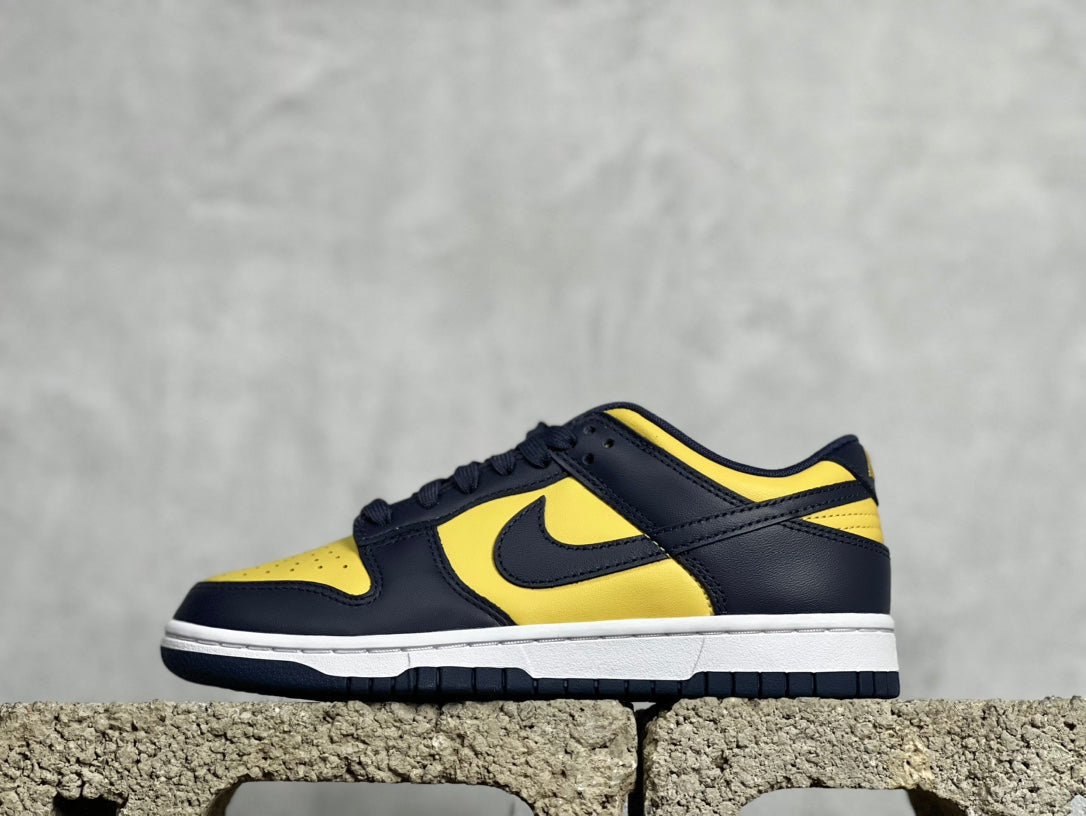 NIKE DUNK LOW WHITE BLACK YELLOW