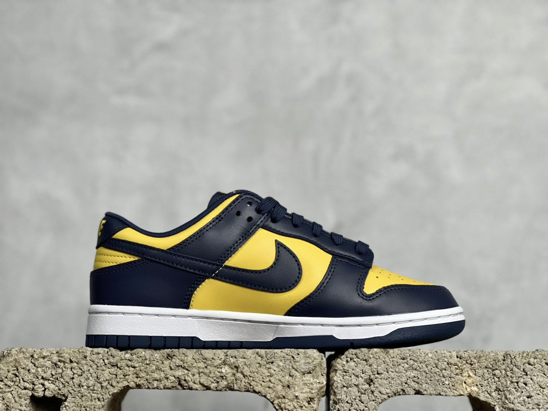 NIKE DUNK LOW WHITE BLACK YELLOW