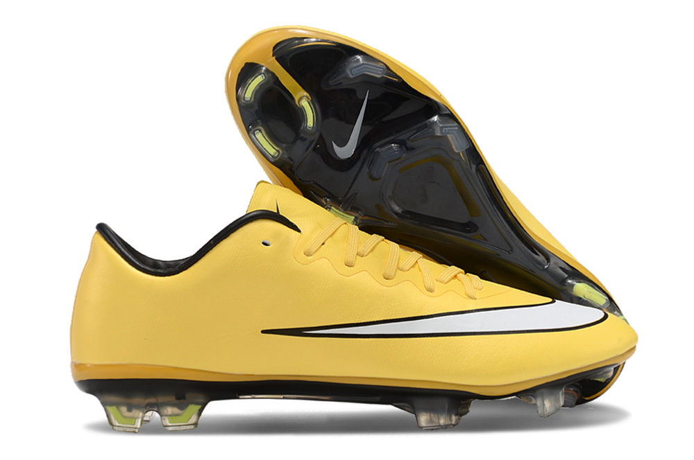 Nike Mercurial Vapor FG Crampon Basket de football Jaune