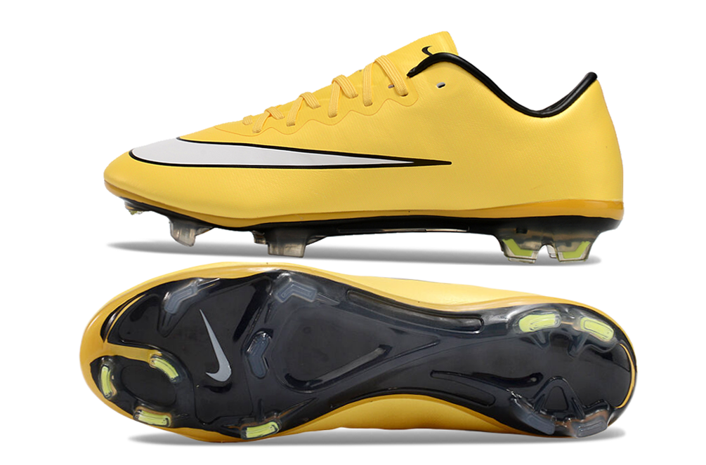 Nike Mercurial Vapor FG Crampon Basket de football Jaune