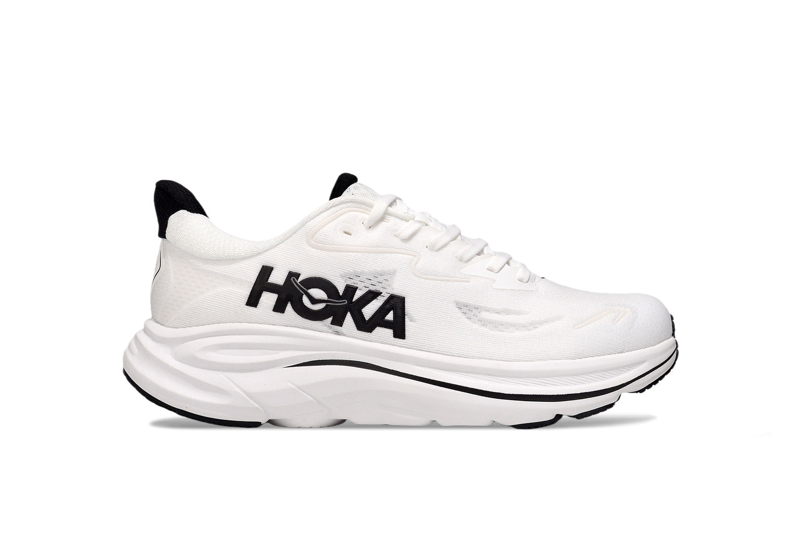 Hoka Bondi 8 Blanc & Noir – Chaussure Running Ultra Confort