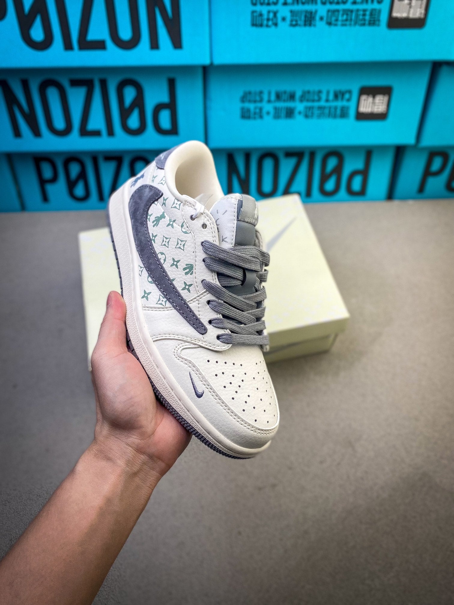 Nike Air Jordan Low AJ1 x LV x Travis Scott