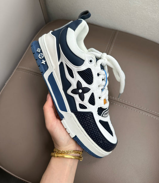 SNEAKERS LOUIS VUITTON SKATE LV WHITE BLUE