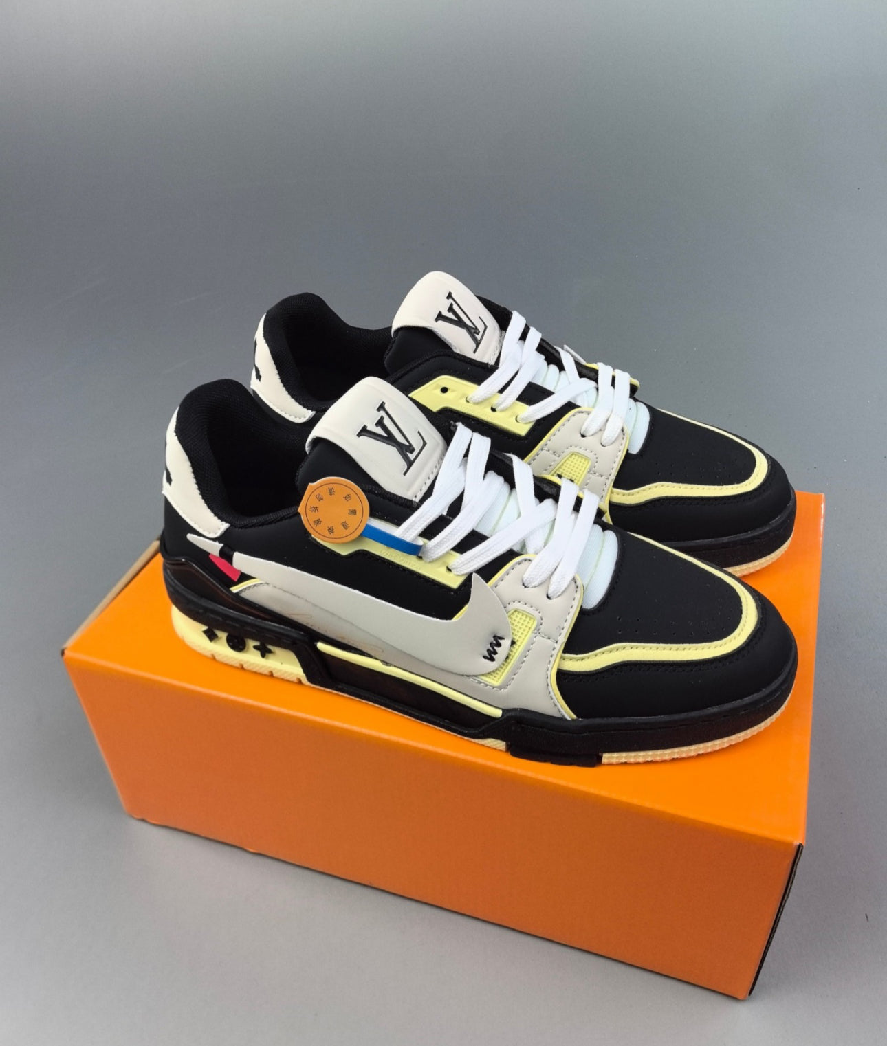 SNEAKERS LOUIS VUITTON SKATE LV BLACK YELLOW