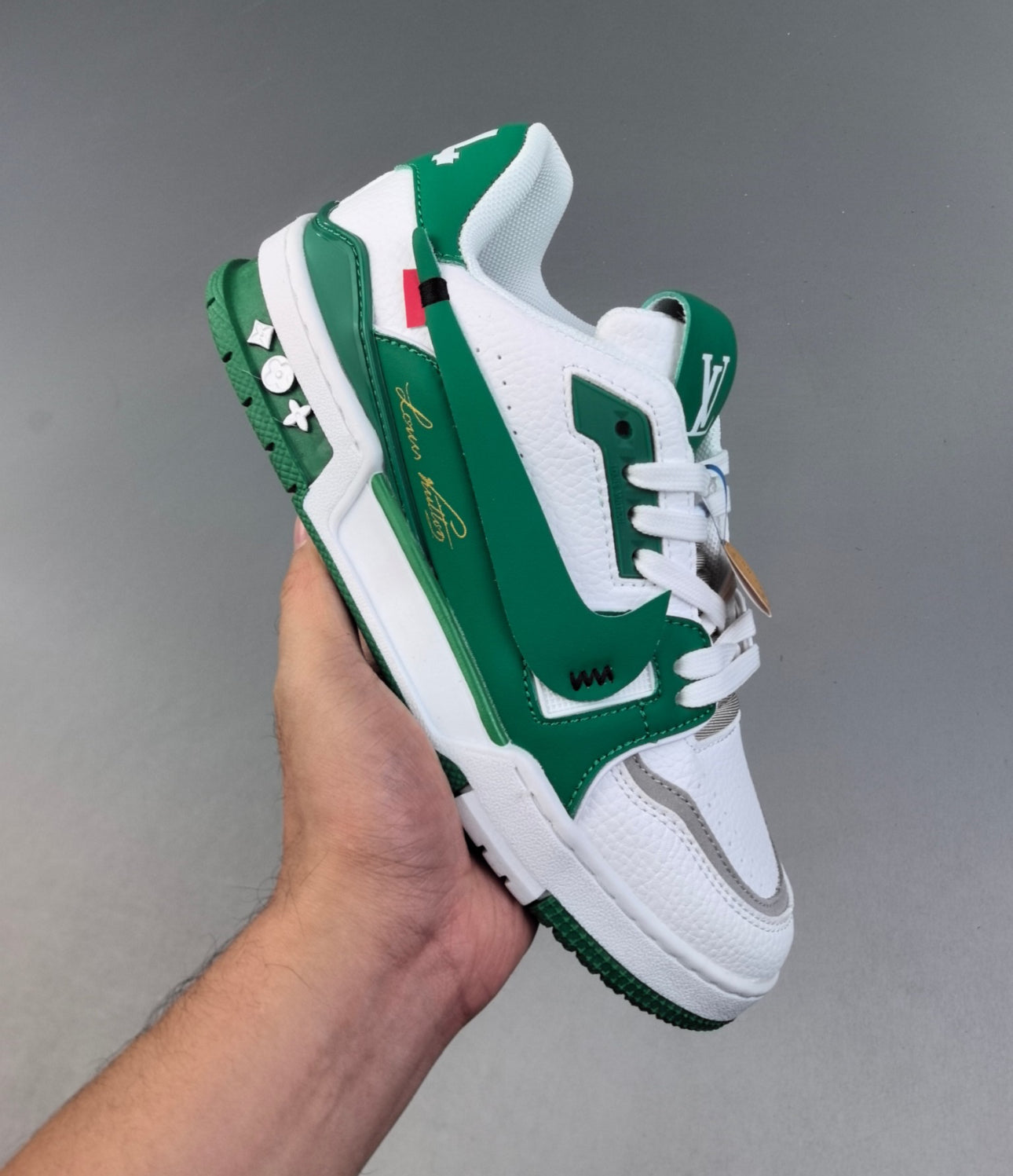 SNEAKERS LOUIS VUITTON SKATE LV WHITE GREEN