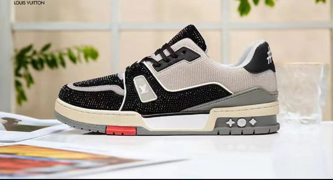 SNEAKERS LOUIS VUITTON SKATE LV BLACK BEIGE
