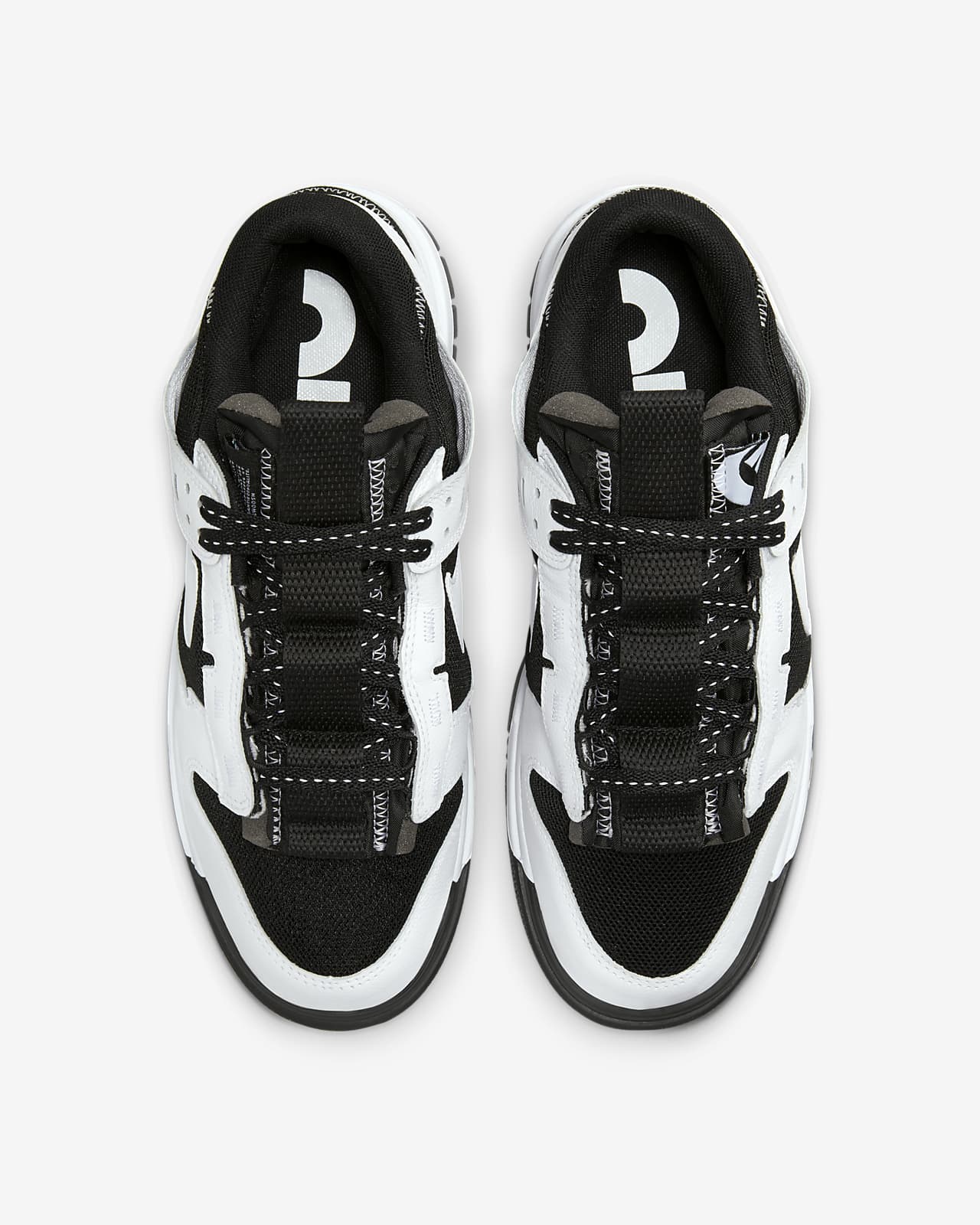NIKE AIR DUNK JUMBO BLACK & WHITE