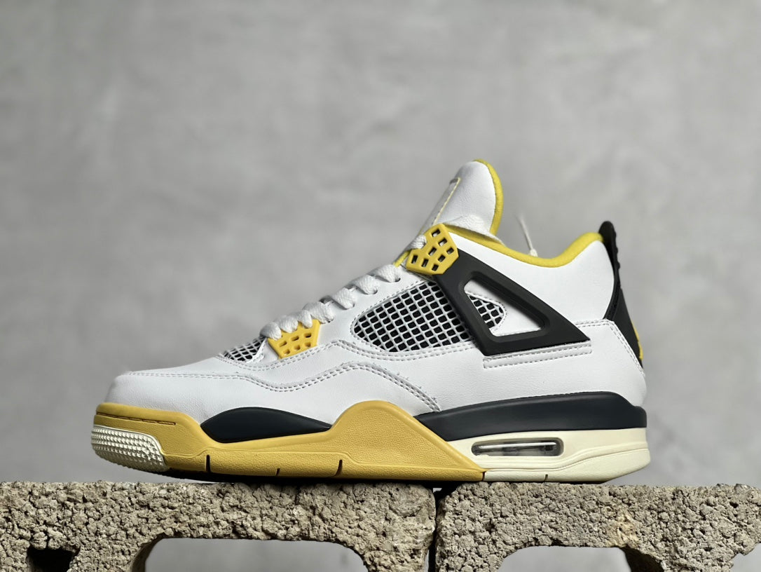 NIKE AIR JORDAN 4 RETRO WHITE YELLOW