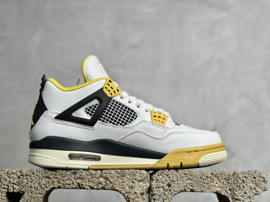 NIKE AIR JORDAN 4 RETRO WHITE YELLOW