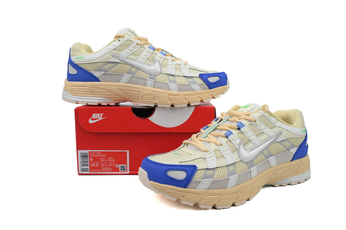 NIKE SNEAKERS P6000 BEIGE BLEU