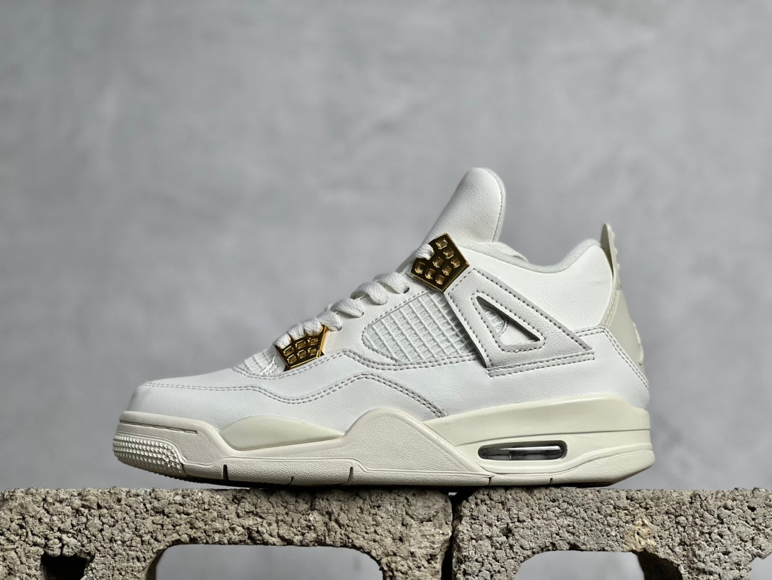 NIKE AIR JORDAN 4 RETRO WHITE BEIGE