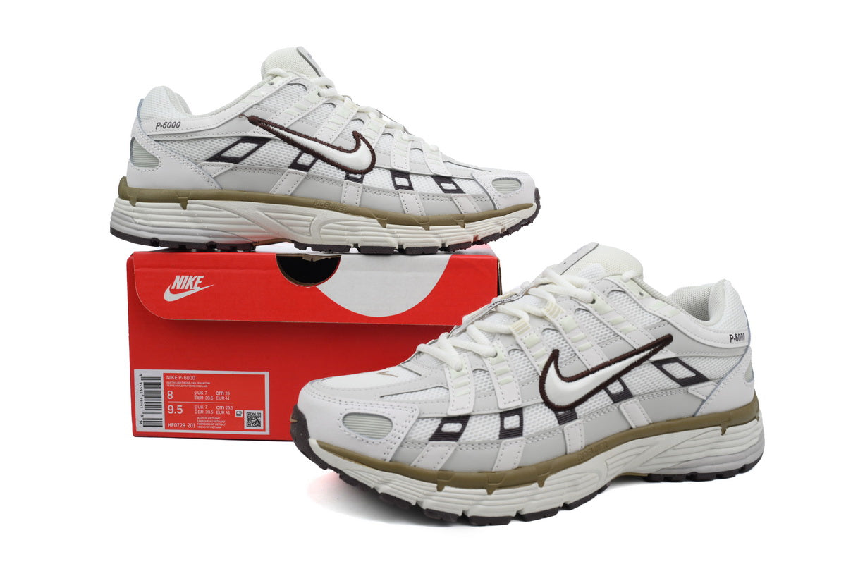 NIKE SNEAKERS P6000 BLANC BEIGE