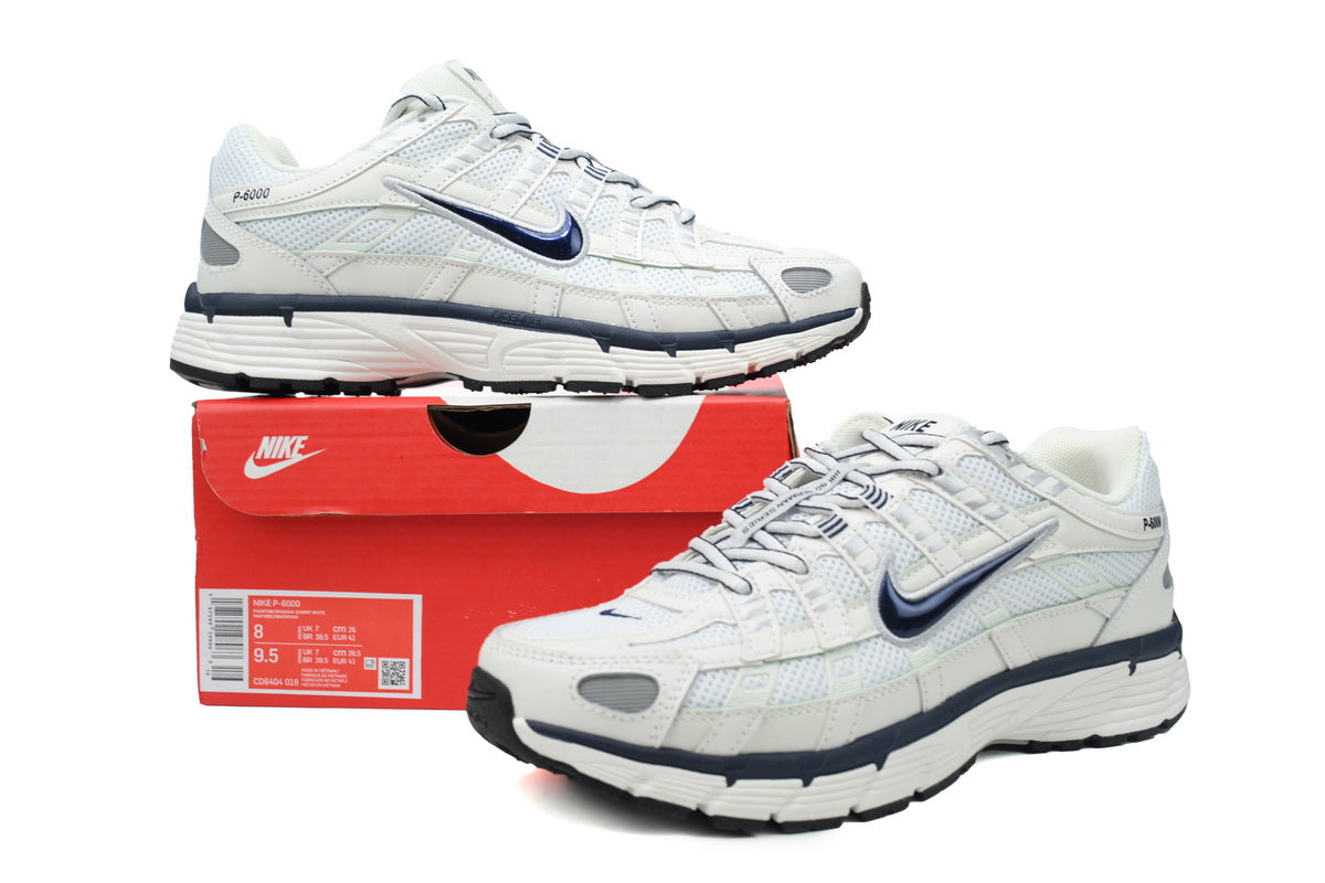 NIKE SNEAKERS P6000 BLANC BLEU