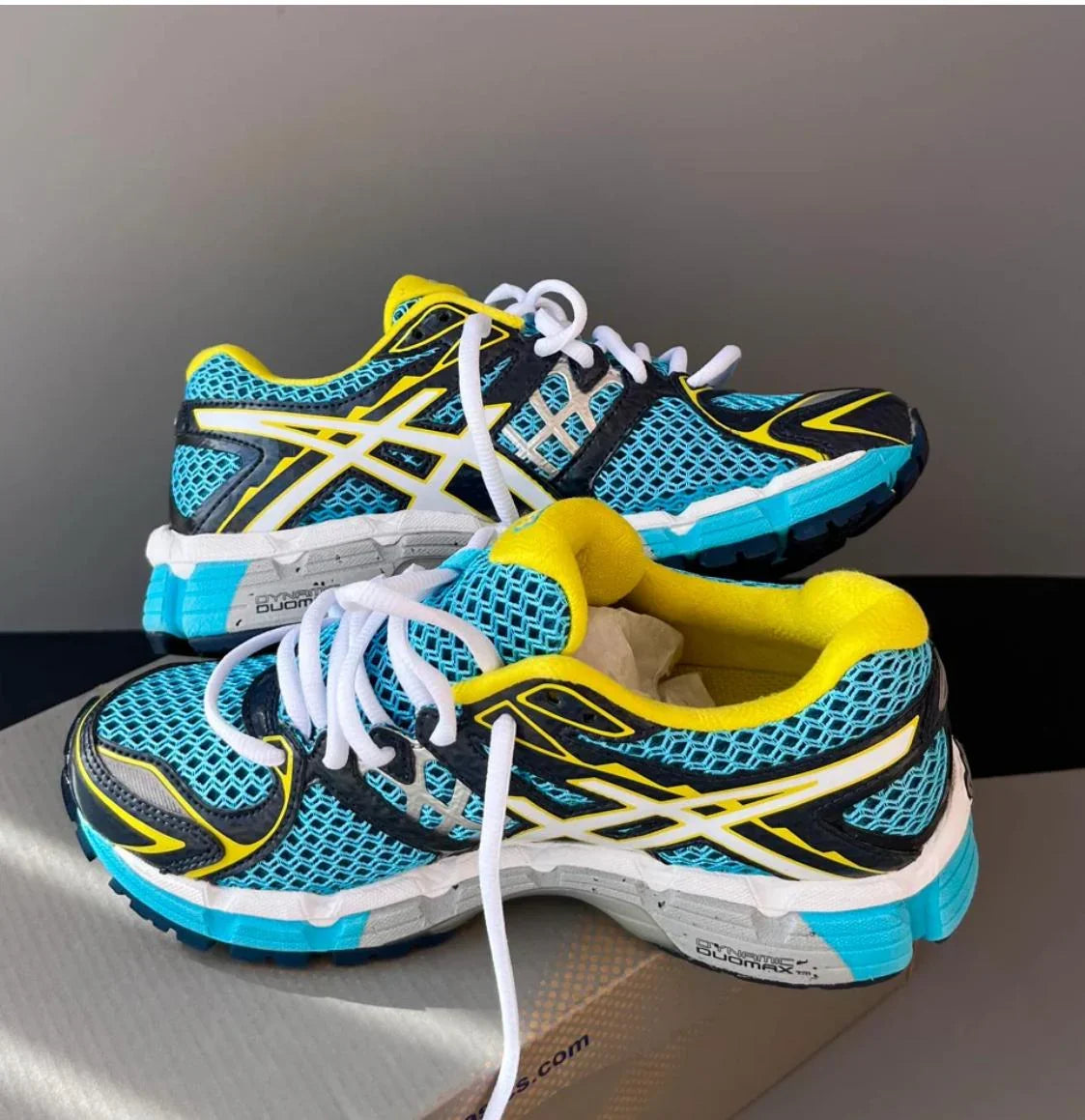 ASICS GEL NIMBUS 16 BLEU JAUNE