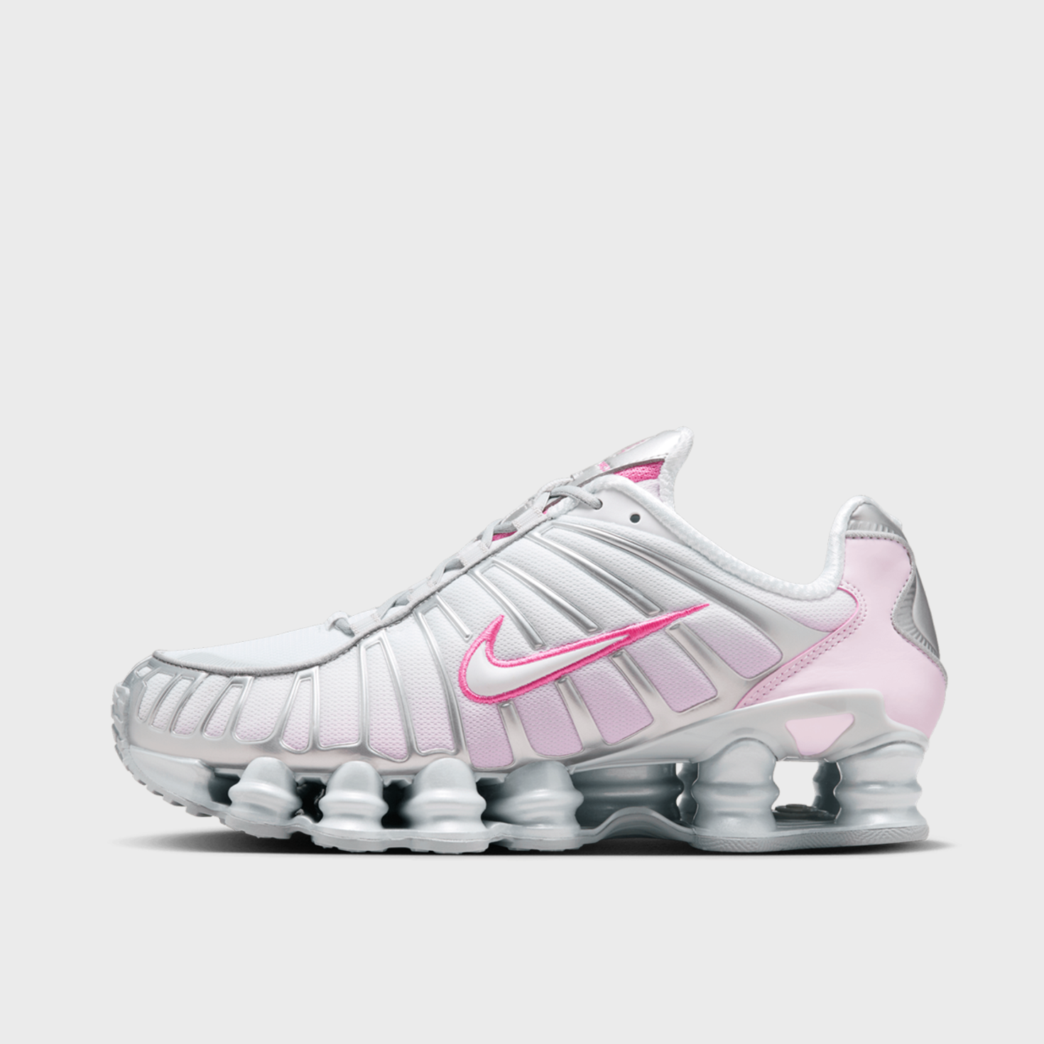 NIKE SHOX TL ROSE GRISE