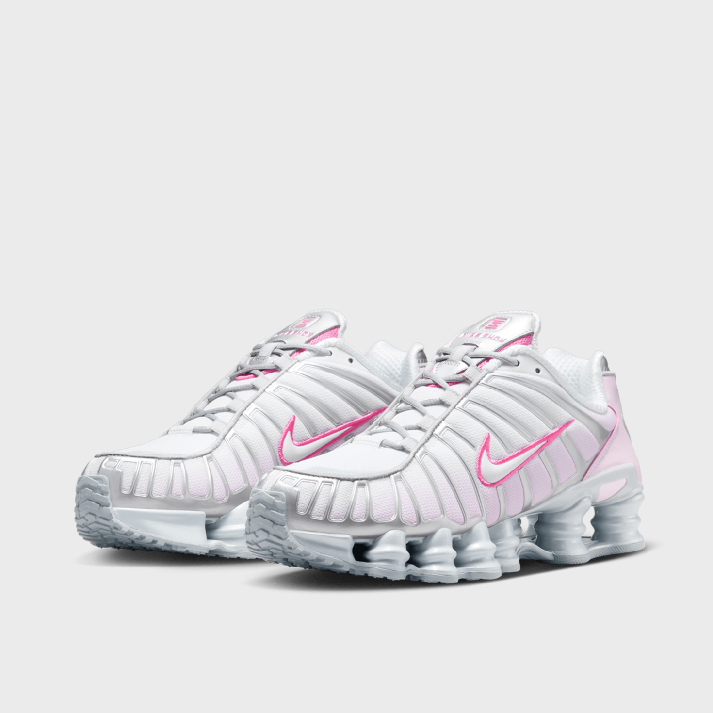 NIKE SHOX TL ROSE GRISE