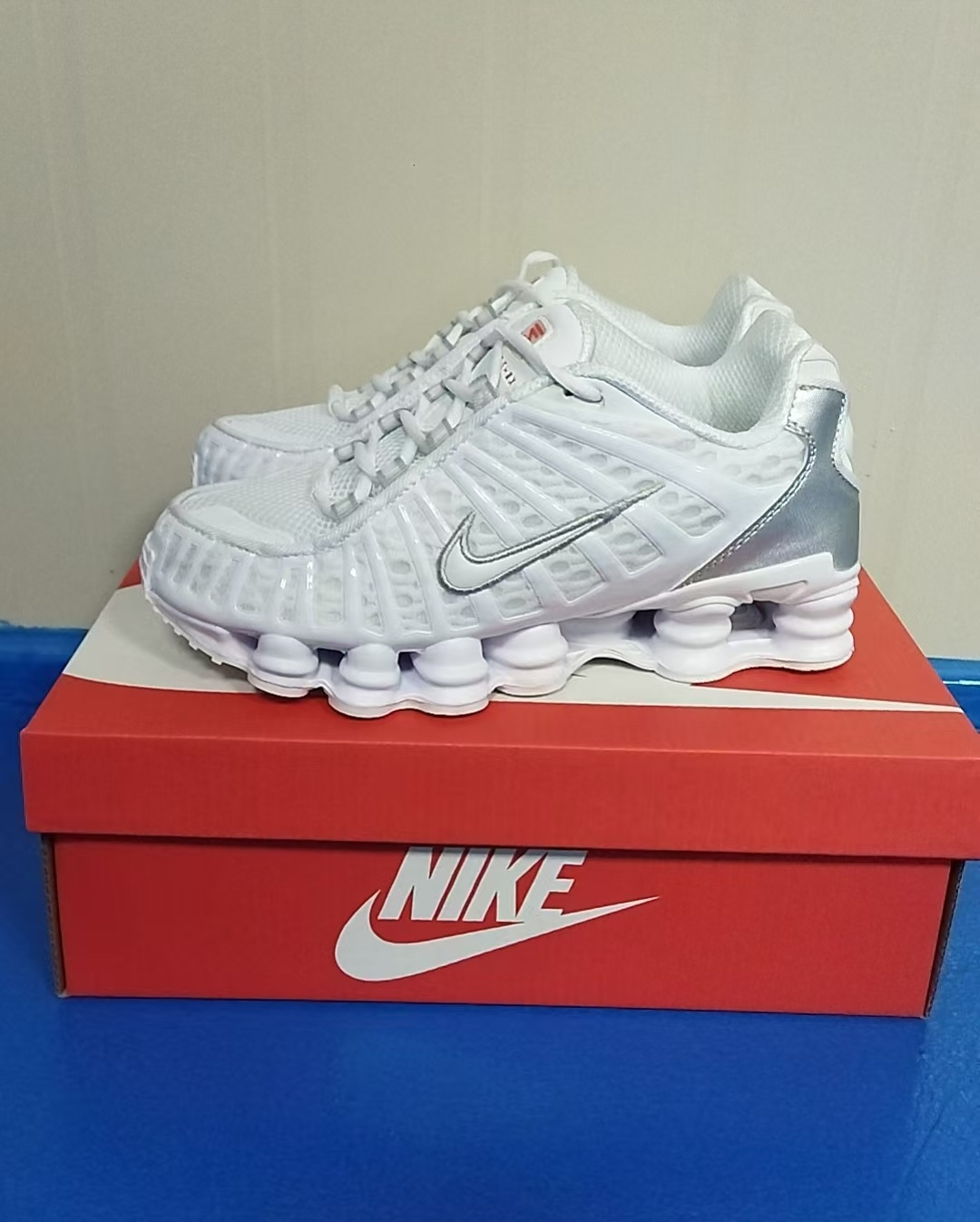 NIKE SHOX TL BLANCHE