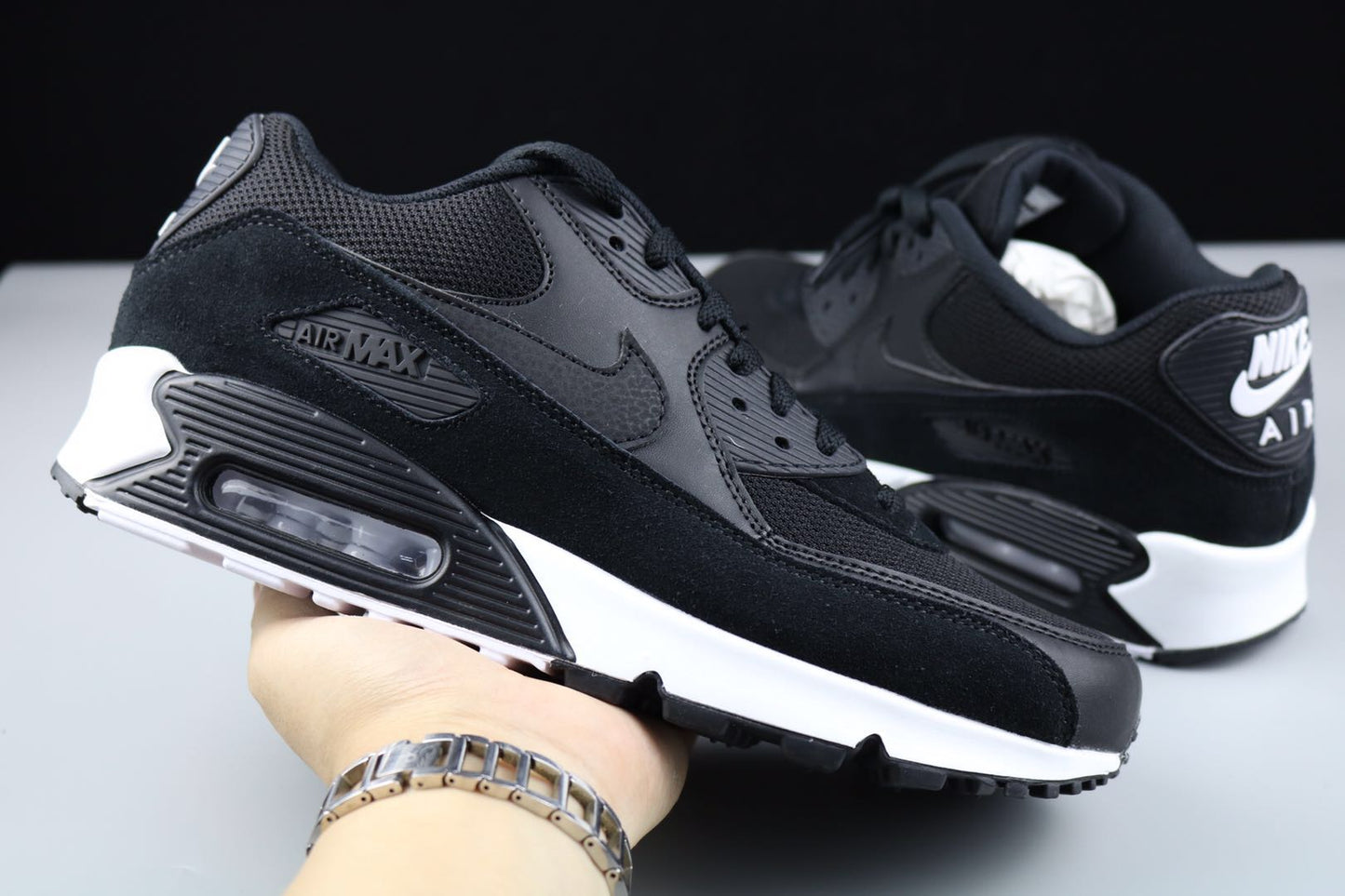 NIKE AIR MAX 90 NOIR BLANC