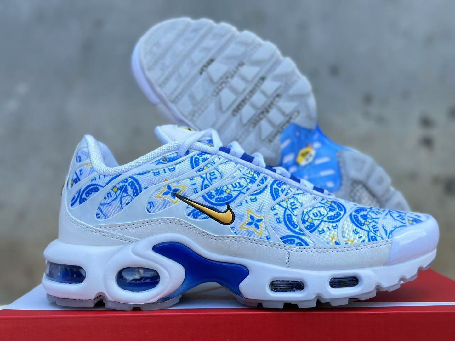 Nike Air Max TN - Blanc & Bleu - La Sneaker légendaire