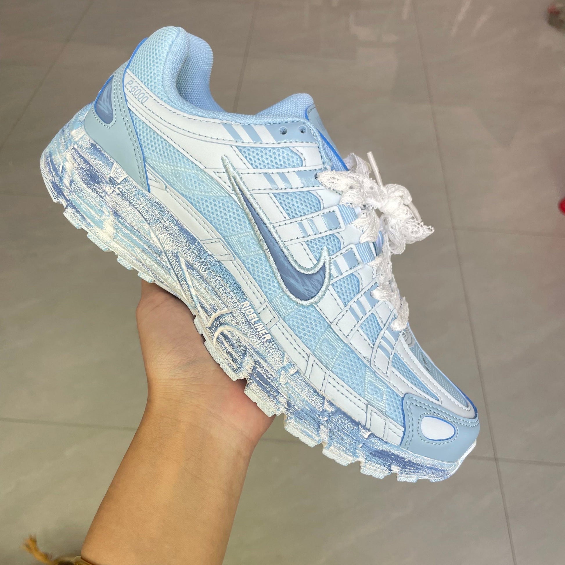 NIKE SNEAKERS P6000 BLEU