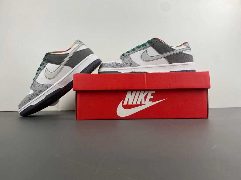 NIKE DUNK LOW GRIS & BLANC