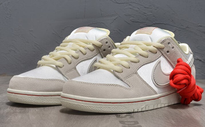 NIKE DUNK LOW BEIGE BLANC