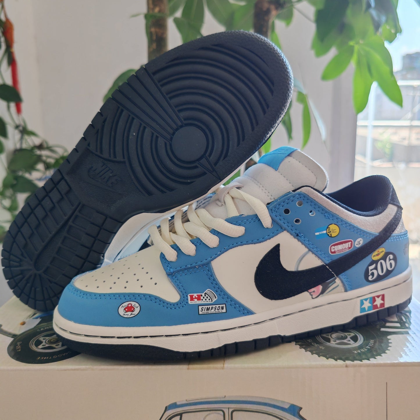 NIKE DUNK LOW BLEU