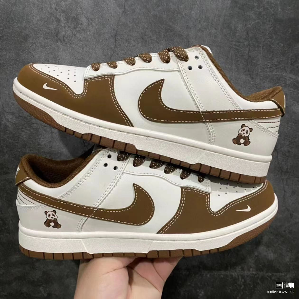 NIKE DUNK LOW BEIGE MARRON