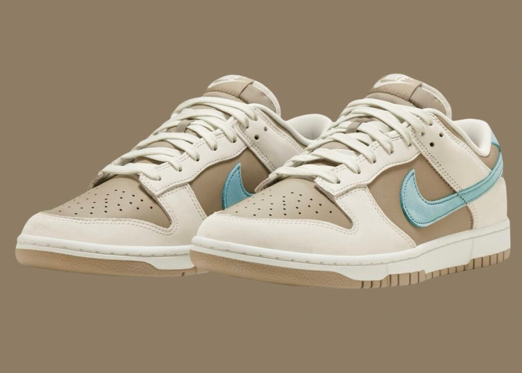 NIKE DUNK LOW KAKI TURQUOISE