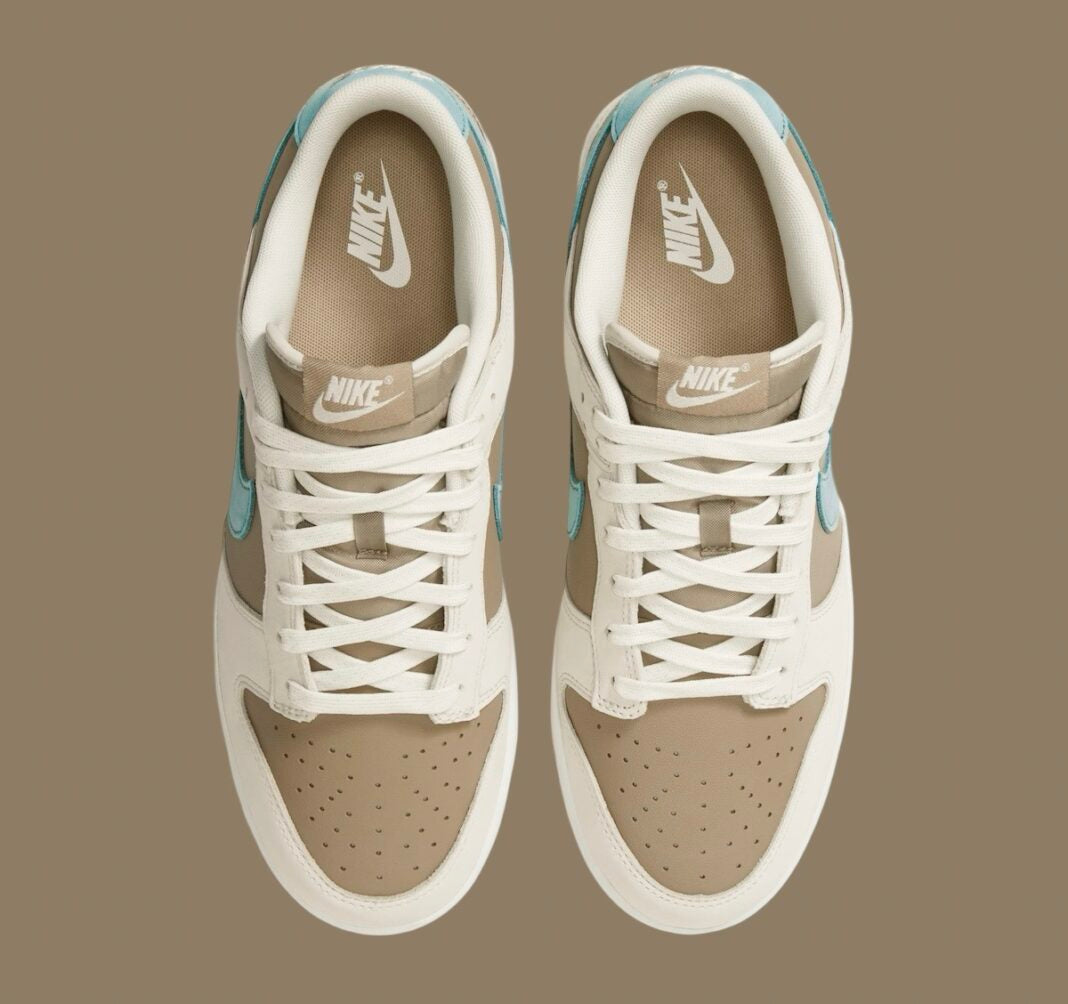 NIKE DUNK LOW KAKI TURQUOISE