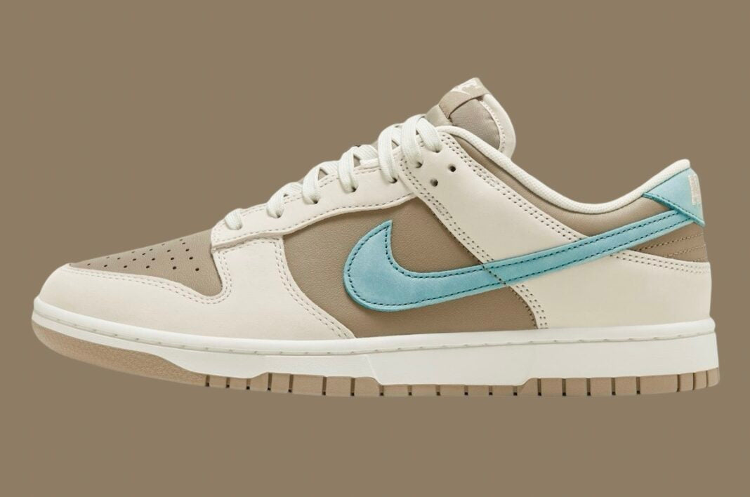NIKE DUNK LOW KAKI TURQUOISE